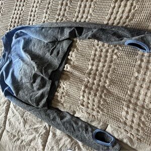 ombré cropped long sleeve